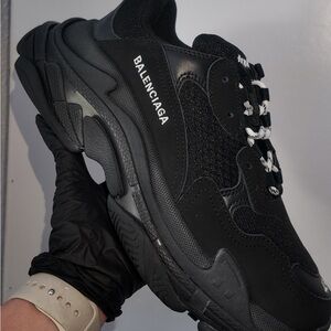 Balenciaga Men's Triple Black Sneakers